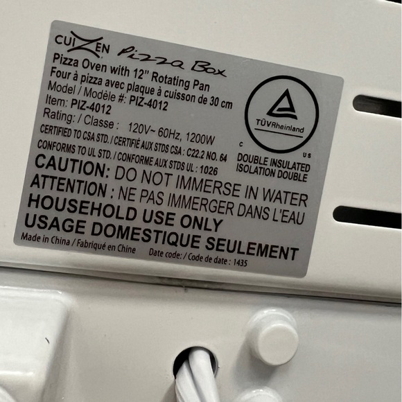 Pizza Box Oven PIZ- 4012 BRAND NEW! 🍕 - Picture 7 of 7